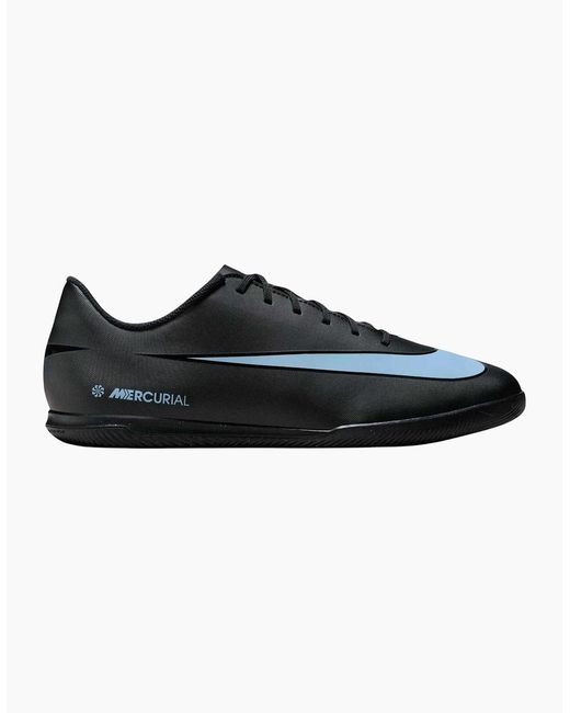 Nike Mercurial Black Nike Mercurial Leather Indoor Football Shoes for men