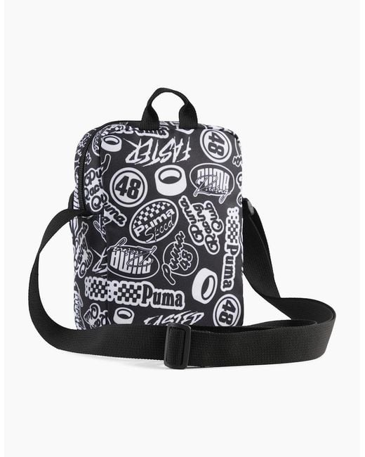 PUMA Gray Academy Aop Portable Cross Body Bag for men