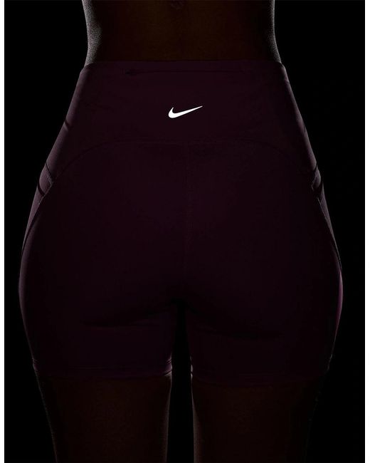 Nike Pink Dri Fit Compression Bermuda Shorts