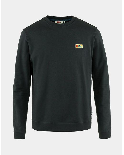 Fjallraven Black Vardag Sweater for men