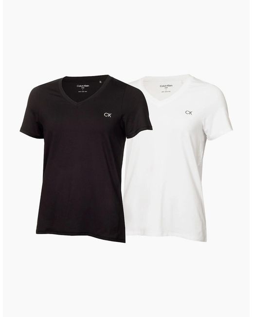 Calvin Klein Black V-Neck Regular Fit T-Shirt