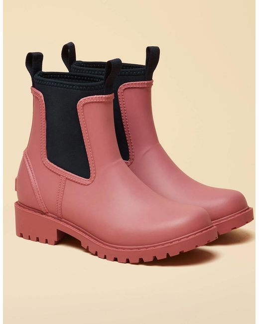 Joules Red Oakfield Wellingtons