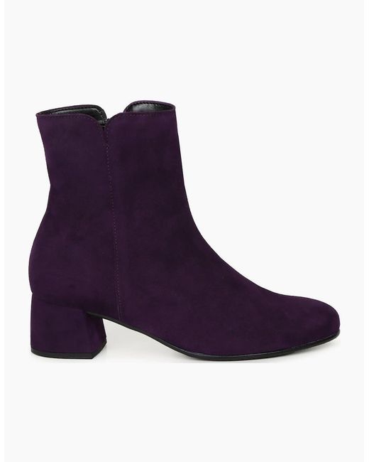 Gabor Purple Abbey Ankle Boots