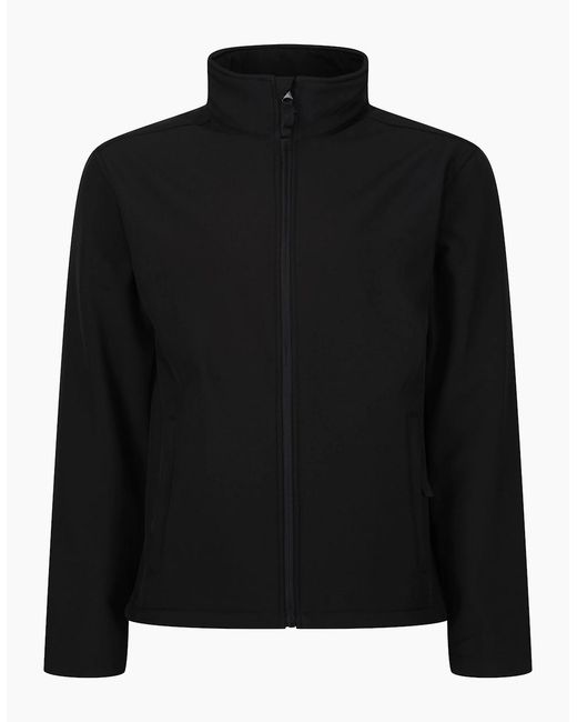 Regatta Black Professional Reid Softshell Wind Resistant Water Repellent Jacket for men