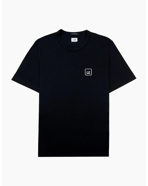 C P Company Black Metropolis Series Urban Tech T-Shirt 999 for men