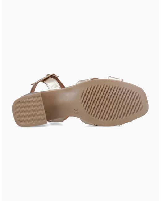 Hush Puppies Metallic Regina Heeled Sandals