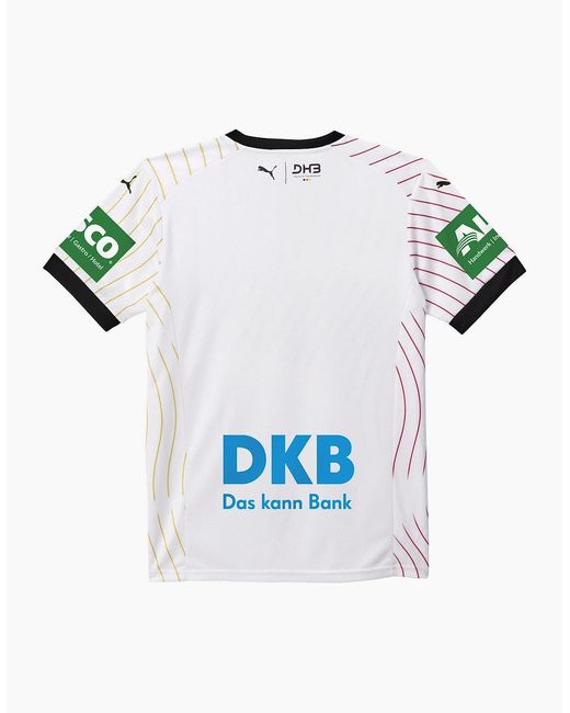 PUMA White Dhb Home Short Sleeve Performance 2025 T-Shirt for men
