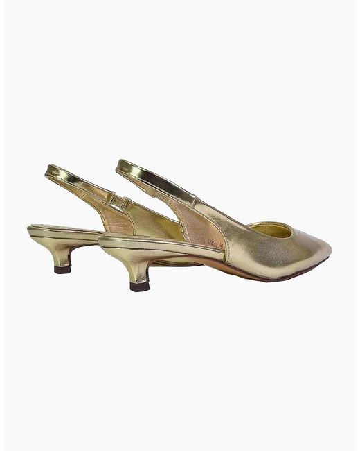 XY London Ladies Avalone Metallic Kitten Heel Sandals