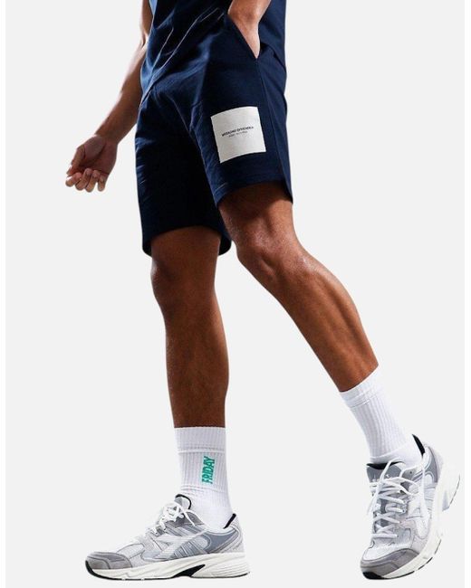 Weekend Offender Blue Weekender Offender Sweat Shorts Half Pants for men