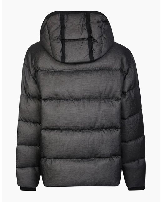 DSquared² Black Faded Puffer Down Jacket for men