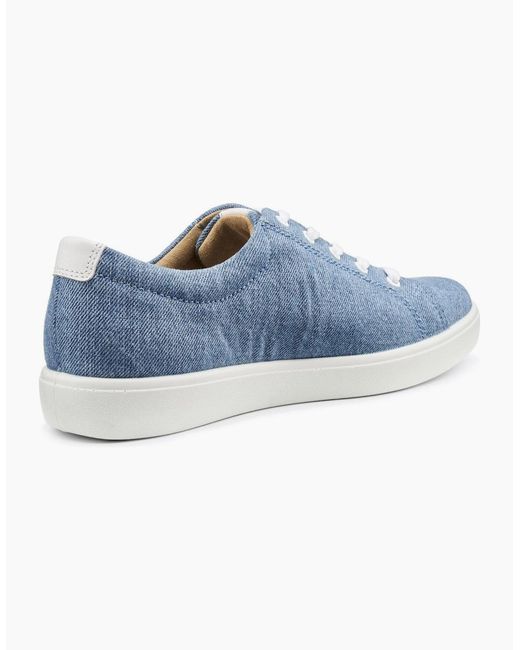 Hotter Blue Molly Canvas Shoes