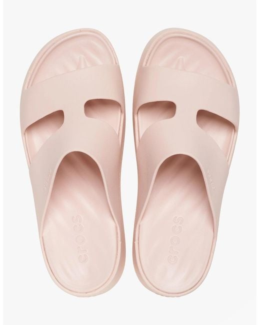 CROCSTM Pink Blush Getaway Platform Heeled Sandals