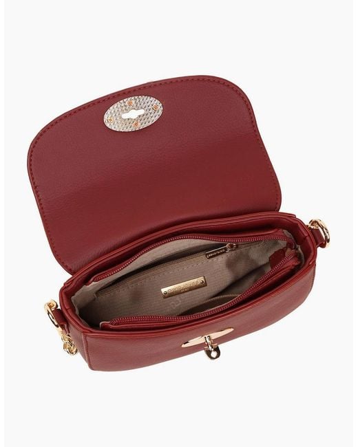 David Jones Red Coco Shoulder Bag