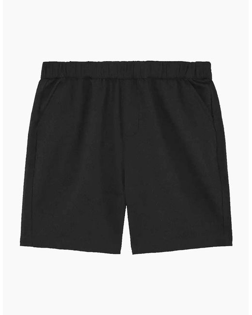 Lyle & Scott Black Lyle & Scott Crinkle Resort Shorts for men