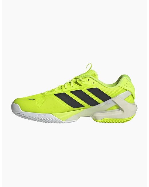 Adidas Yellow Adizero Ubersonic 5 Lace-Up Sneakers for men