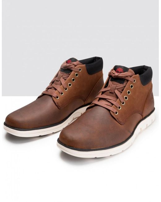 Timberland Brown Bradstreet Leather Chukka Boot for men