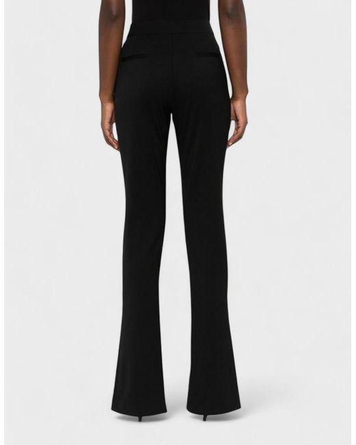 Off-White c/o Virgil Abloh Black Wool Blend Basic Slim Pant