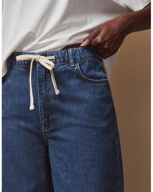 Ro&zo Blue Drawstring-Waist Jeans