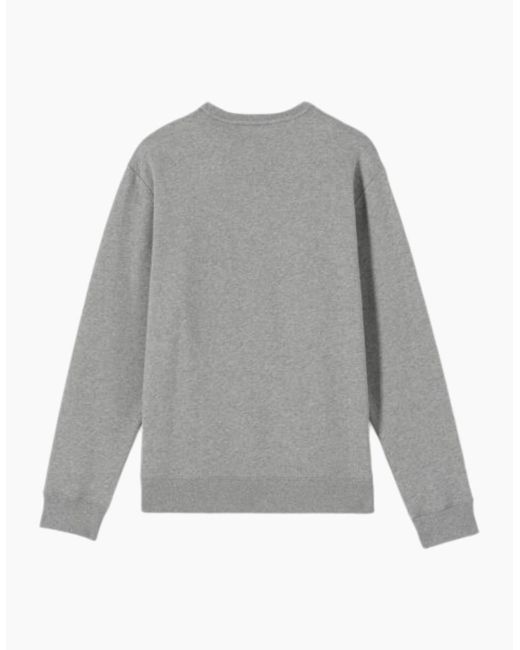 KENZO Gray Sweat Sweatshirts Crew Neck Long Sleeve Pullover Winter Casual Jumper for men