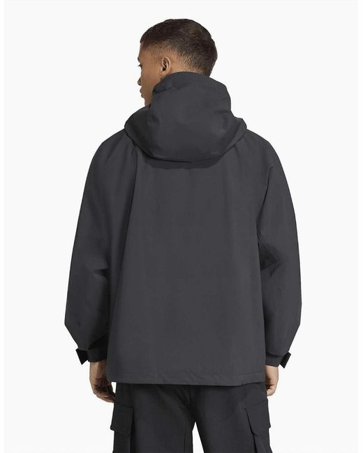 Adidas Black Myshelter Rain Anorak for men