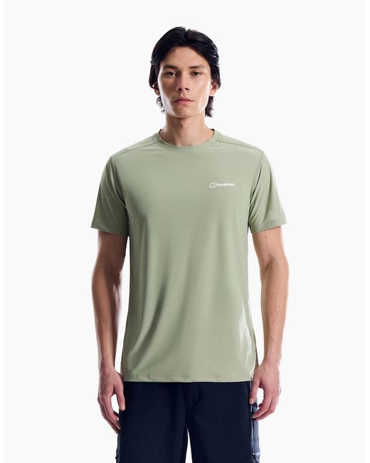 Berghaus Green 24/7 Crew Short Sleeve Tech Tee for men