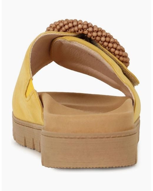 Gabor Metallic Everly Mule Sandals