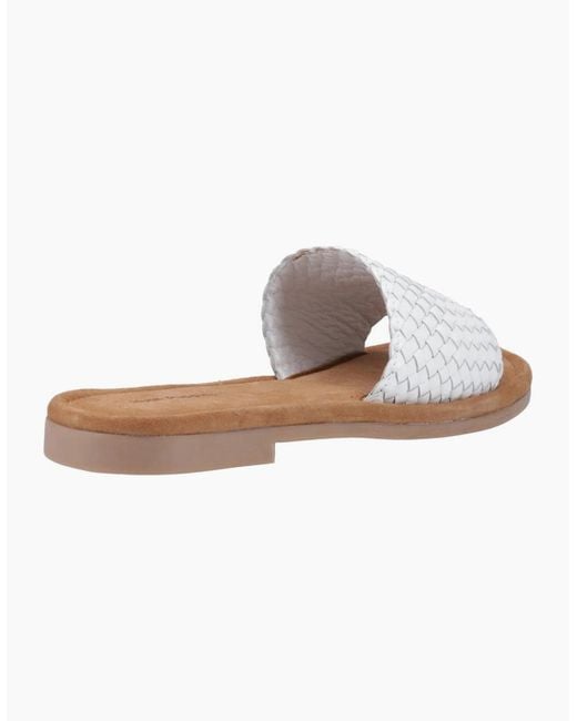 Hush Puppies White Hetty Sandals