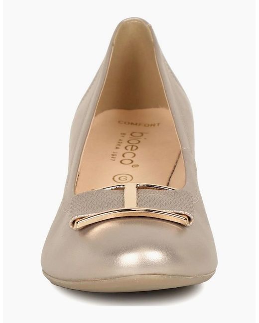 Bioeco White Eloise Court Shoes