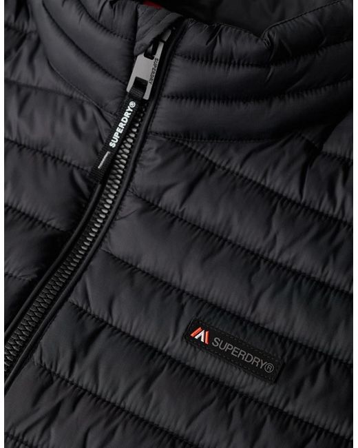 Superdry Gray Fuji Lite Gilet for men