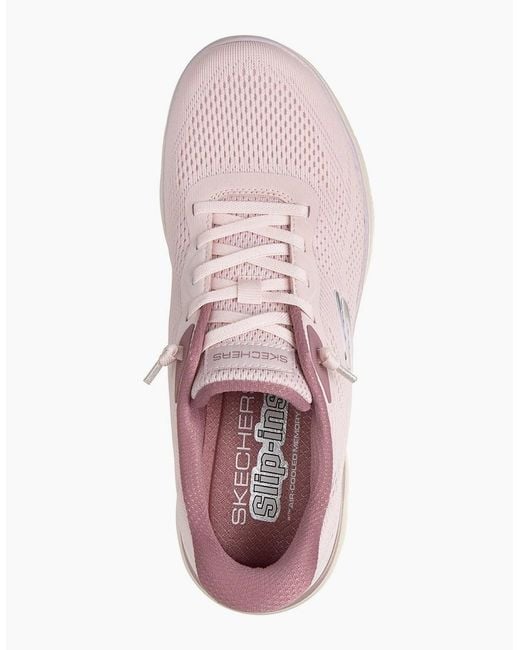 Skechers Pink Summits Sweet Skies Mauve Mesh/ Trim Trainers