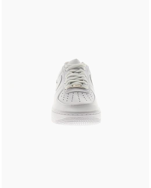 Nike Air Force 1 White Nike Trainers Air Force 1 07 Lace Up Uk Size