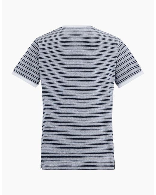 Regatta Blue Benlin Striped T-Shirt for men