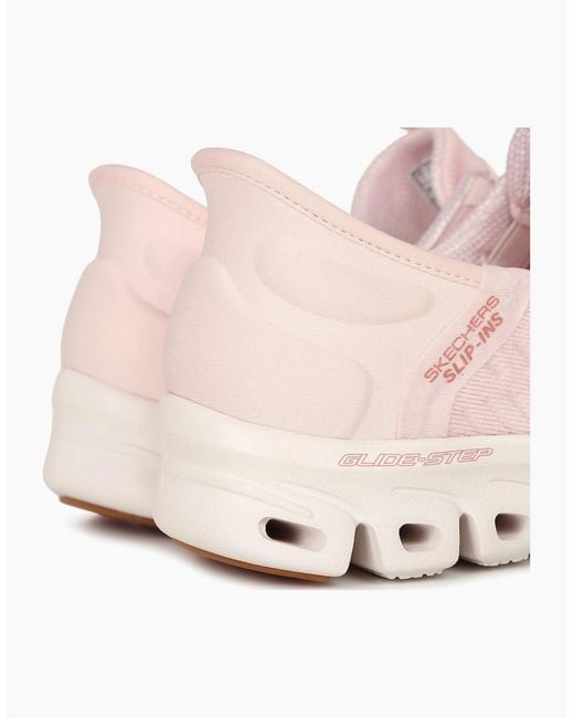 Skechers Pink Glide Step Slip