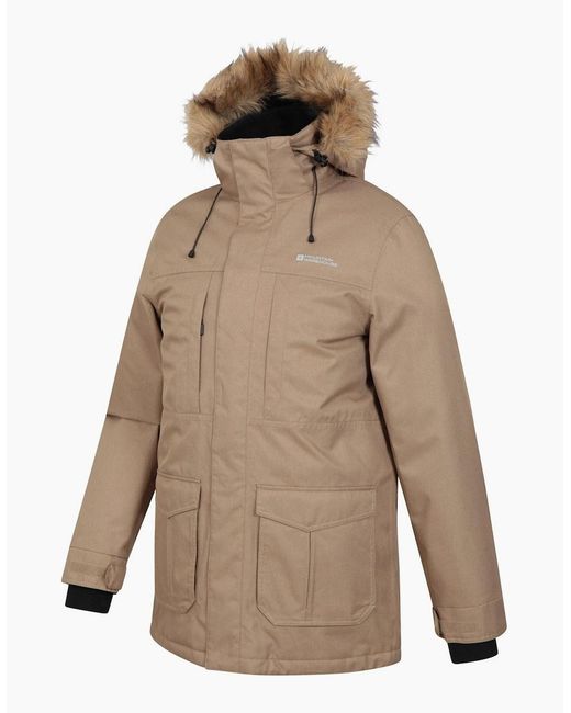 Mountain Warehouse Natural Gorge Ii Long Jacket for men