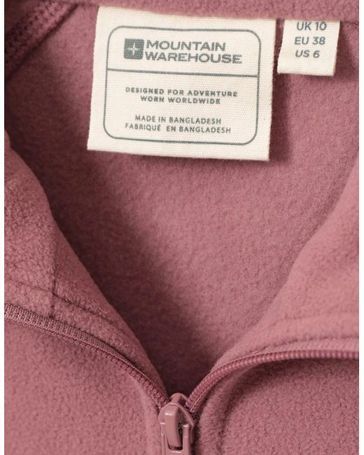 Mountain Warehouse Pink Ladies Raso Fleece Jacket