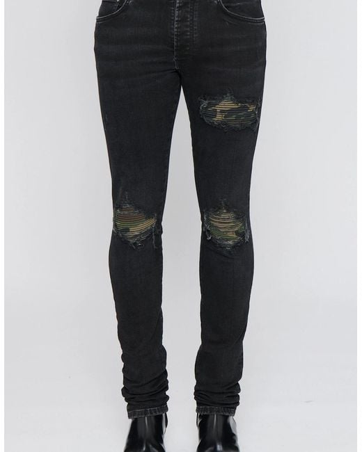 Amiri Black Camo Mx1 Jean for men