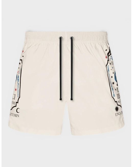 Amiri Natural Fortune Swim Trunks Birch for men