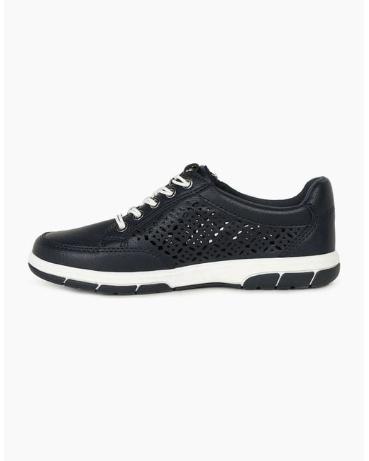 Softline Black Austin Trainers