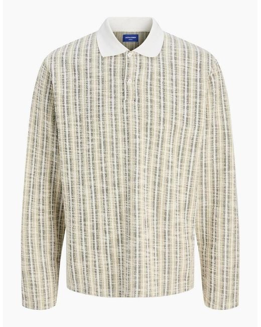 Jack & Jones White Winter Regular Fit Polo Shirt for men