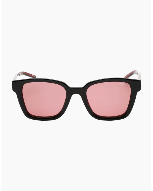 Boss Pink Burgundy Lensed Detail Sunglasses