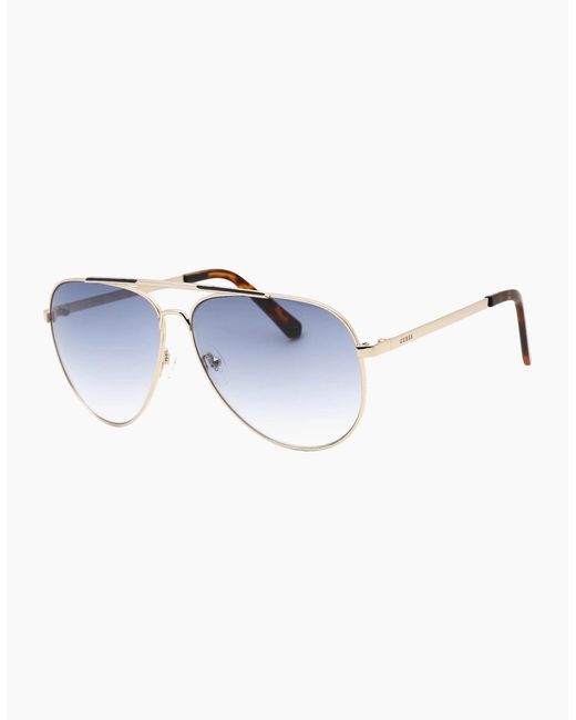Guess Blue Gradient Lens Sunglasses for men