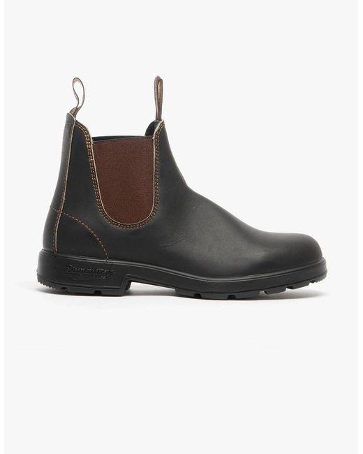 Blundstone Brown 500 Leather Classic Chelsea Boots Stout