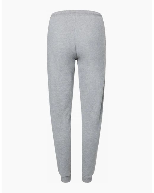 Tommy Hilfiger Gray Logo Embroidered Tapered Track Pants, Medium Heather
