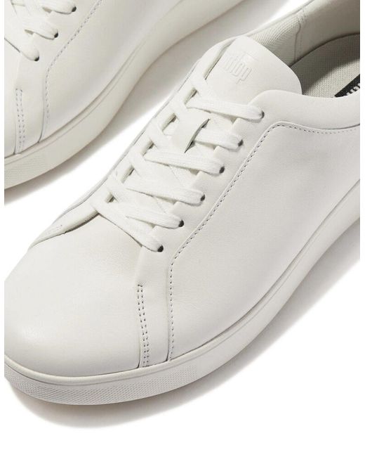 Fitflop White Rally Crystal-Backtab Trainers