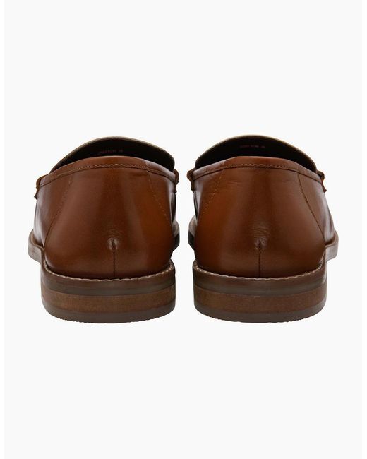 Frank Wright Brown Bremner Loafers for men