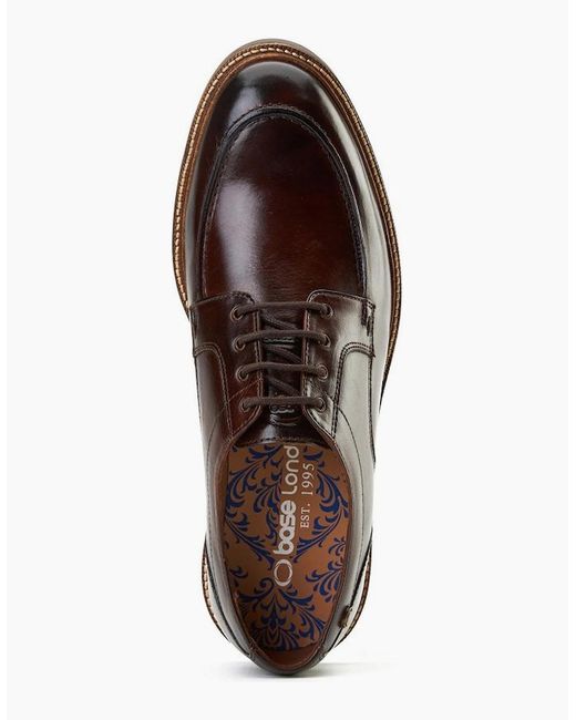Base London Brown Surrey Lace Up Shoes for men