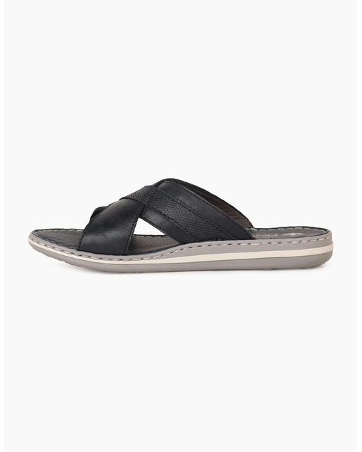 Rieker Black Shorline Sandals for men