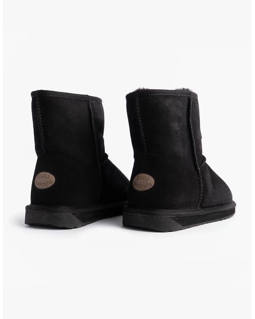 EMU Black Australia Stinger Mini Sheepskin Boot