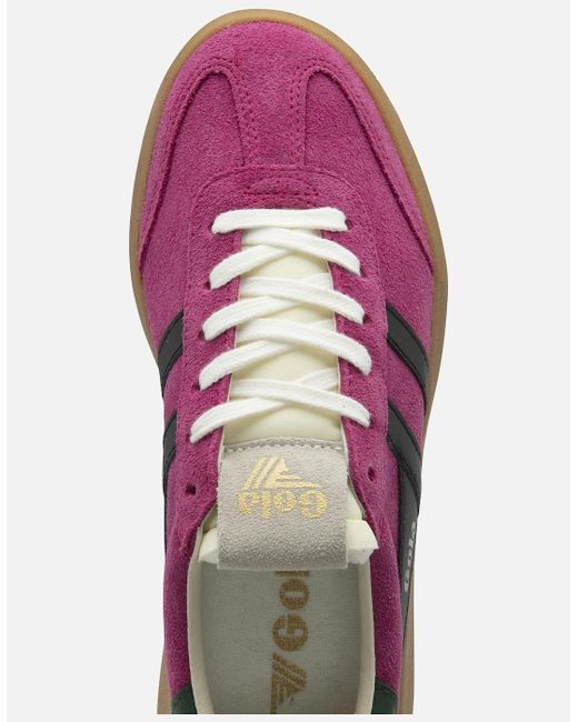 Gola Athena Suede Fuchsia Evergreen Trainers In Pink Lyst UK gola-athena-suede-fuchsia-evergreen-trainers-in-pink-lyst-uk