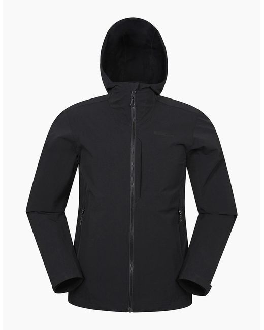 Mountain Warehouse Blue Retreat Packable Soft Shell Jacket for men